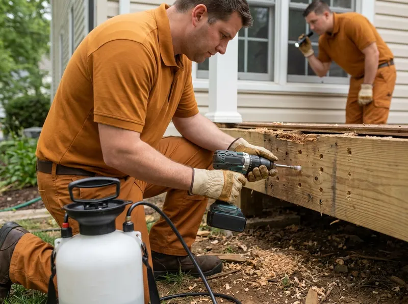 Structural Carpenter Ant Remediation in Mc Lean, VA